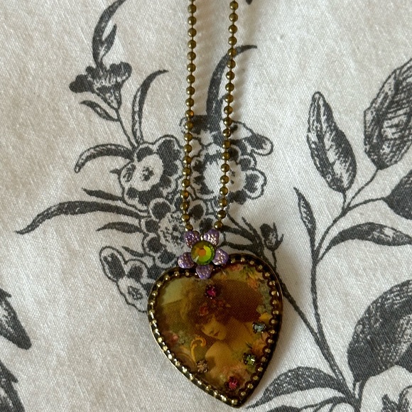 Michal Negrin Heart Necklace - Picture 2 of 6